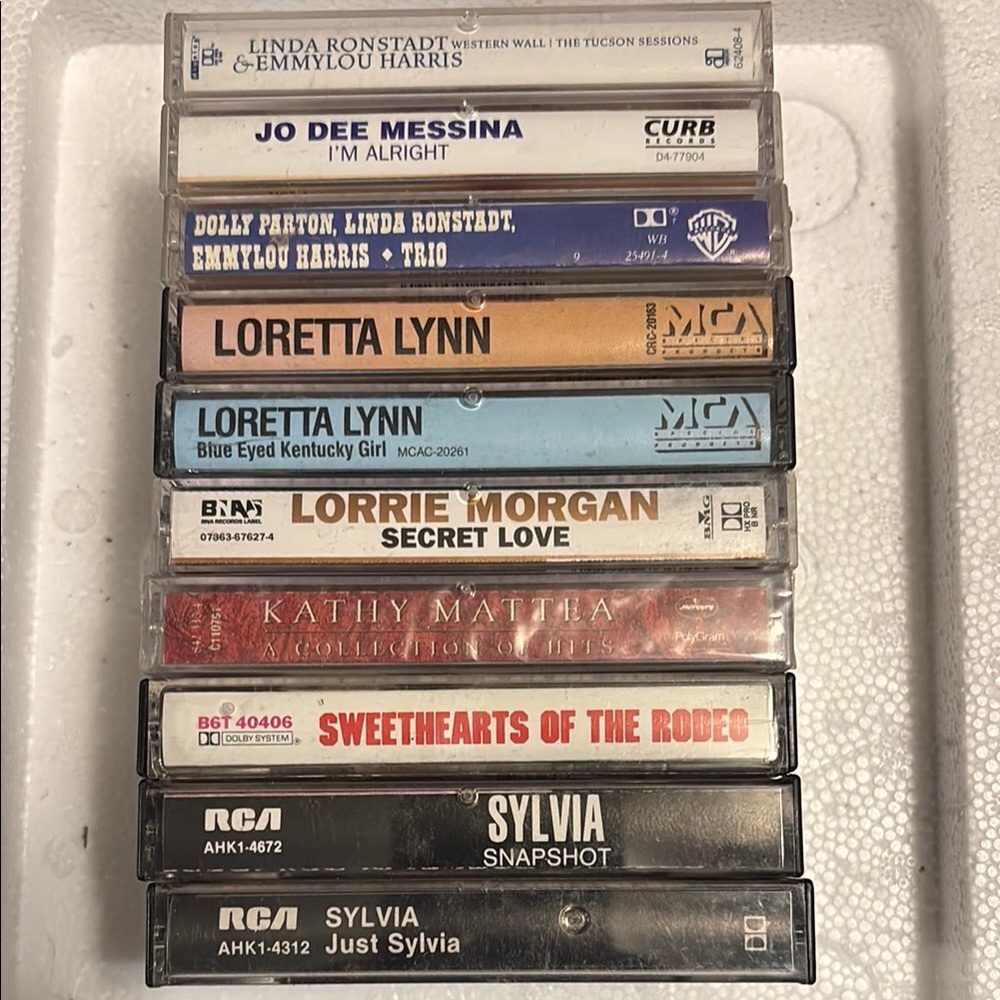 Vintage Country Music Cassette Tape Collection